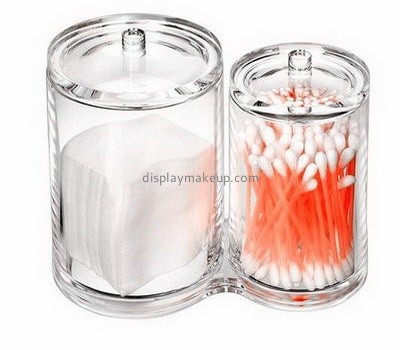 Acrylic display factory custom acrylic apothecary jars cotton pad container DMO-428
