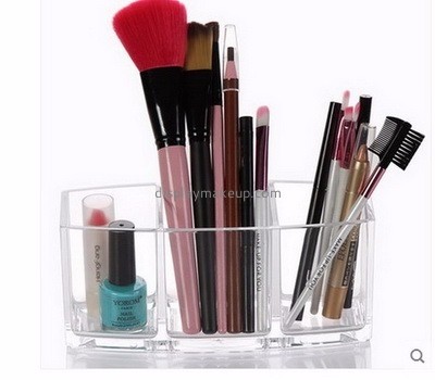 Acrylic manufacturing company custom clear makeup brush organizer containers DMO-466