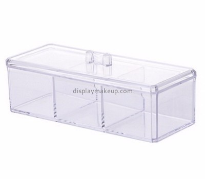 China acrylic manufacturer custom acrylic storage jars display box with lid DMO-476