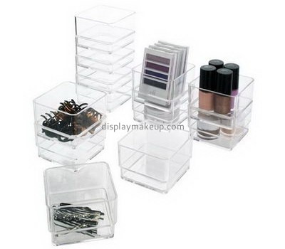 Perspex suppliers customize large cosmetic case make up caddy DMO-479