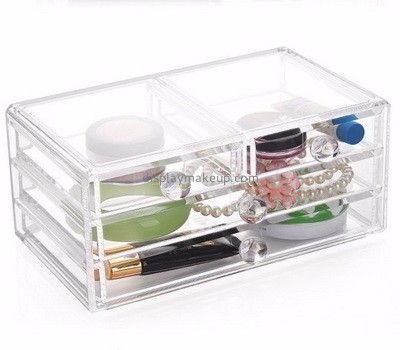 Acrylic display manufacturers customize makeup storage case make up box DMO-488