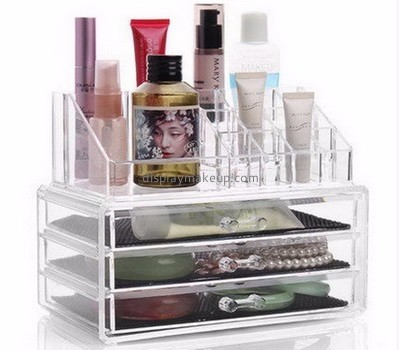 Acrylic products manufacturer customize acrylic makeup organizer cheap DMO-489