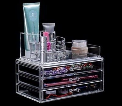 Acrylic display factory customize acrylic storage containers for makeup DMO-530
