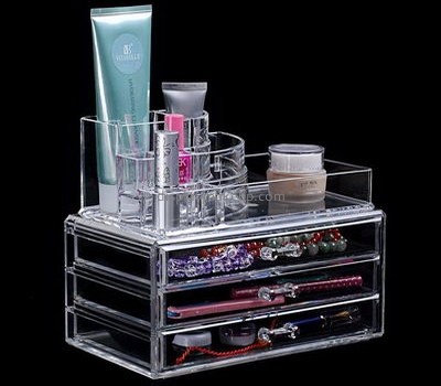 Acrylic factory customize acrylic storage containers organization drawers for makeup DMO-578