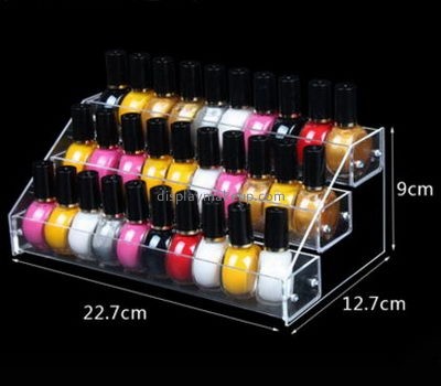 Acrylic plastic supplier custom made nail polish bottle rack holder DMD-375