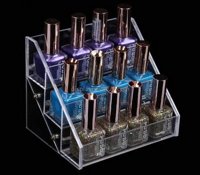 Cosmetic display stand suppliers customized acrylic nail polish display holder stand DMD-378