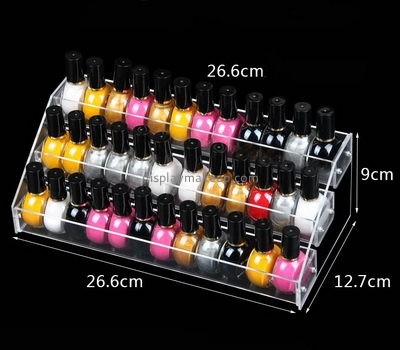 Cosmetic display stand suppliers customized nail polish organizer rack DMD-392