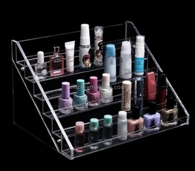 Cosmetic display stand suppliers customized plastic nail polish organizer display racks DMD-426