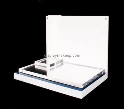 Perspex manufacturers custom counter beauty display stands DMD-676