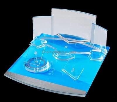 Acrylic display supplier custom lucite retail counter display stands DMD-1038