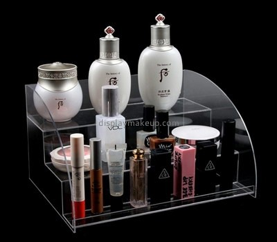 Bespoke acrylic makeup 3 tier display shelf DMD-1466