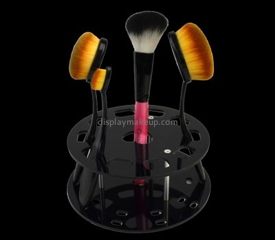 Customize black acrylic makeup brush holder DMD-1565