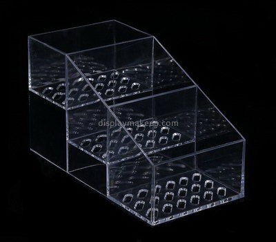 Customize tiered clear acrylic lipstick display stands DMD-2616