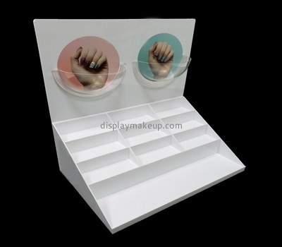 Custom tiered acrylic nail polish display stands DMD-2700
