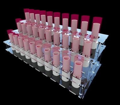 Custom tiered acrylic lipstick display racks DMD-2743