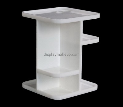 Custom acrylic makeup organizer plexiglass cosmetic riser perspex holder shelf for bathroom countertop, bedroom DMD-2819