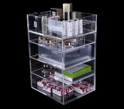 Plexiglass supplier customze acrylic makeup display organizer DMD-2829