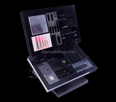 OEM custom acrylic makeup display rack cosmetic display counter DMD-2855