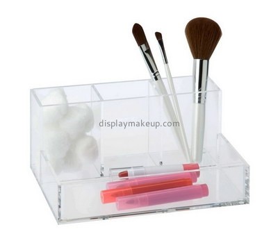 Custom design clear acrylic cosmetic brush display stand DMO-048