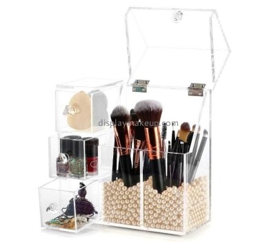 Factory wholesale acrylic perspex makeup box small cosmetic containers organizer makeup DMO-060
