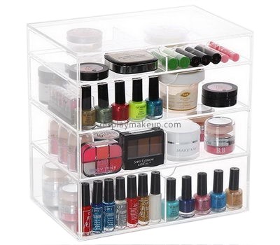 Hot selling transparent acrylic makeup organizer 5 drawers DMO-088