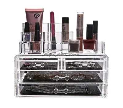 Custom design make up storage box acrylic makeup organiser acrylic storage drawers for makeup DMO-166