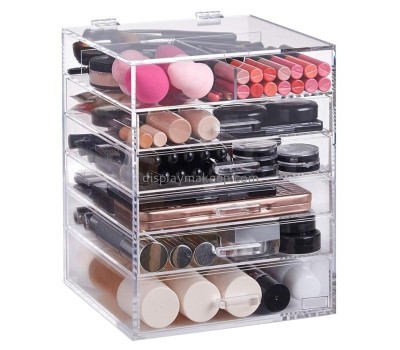 Custom acrylic makeup organizers cosmetic storage containers makeup organizers with drawers DMO-214