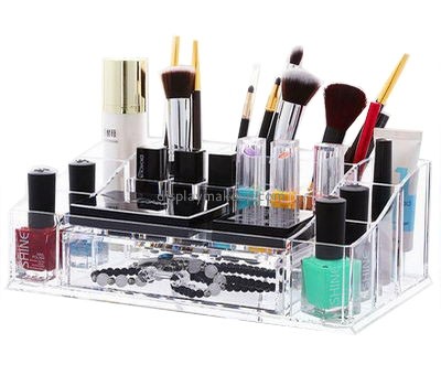 Custom clear plastic makeup organizer lucite organizer acrylic makeup organizers with drawers DMO-241