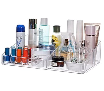 Customized acrylic cosmetic organizer clear makeup holder clear make up organiser DMO-280