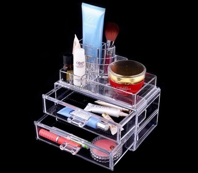 Display case manufacturers customize plastic makeup drawer organizers storage DMO-513
