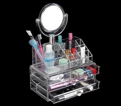 Makeup display stand suppliers customize acrylic make up storage containers DMO-521