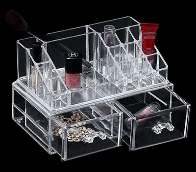 Acrylic display manufacturer customize acrylic makeup organizer drawers organization DMO-524