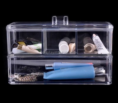 Acrylic display factory customize cosmetic storage organizer boxes for makeup DMO-523