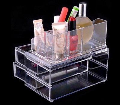 Acrylic display supplier customize acrylic makeup cosmetic storage containers cheap DMO-532