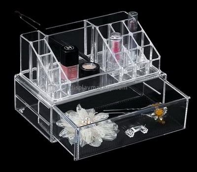 Acrylic items manufacturers customize clear luxury makeup storage organizer DMO-536