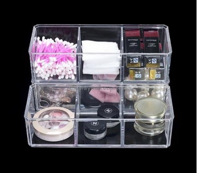 Acrylic display factory customize acrylic organizer box storage for cosmetics DMO-563