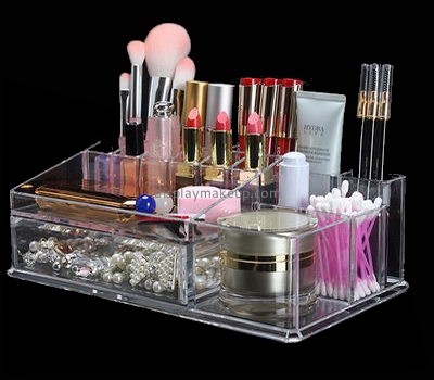 Acrylic display factory customize counter makeup organizer storage trays DMO-571