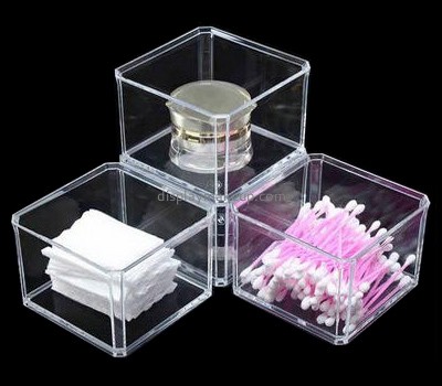 Acrylic display supplier customize small cheap makeup storage organizer box DMO-570
