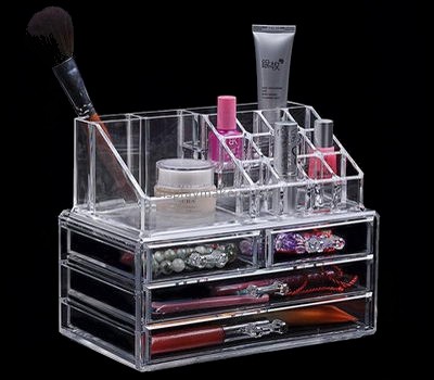 Acrylic display manufacturer customize cheap acrylic makeup storage organiser drawers DMO-573