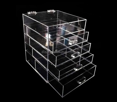 Acrylic items manufacturers customize clear acrylic cosmetic makeup box drawers organizer DMO-576