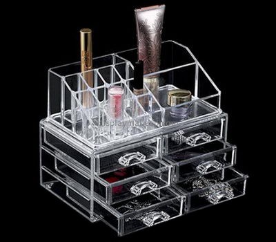 Display box manufacturer customize acrylic organiser drawers cosmetic storage containers DMO-579