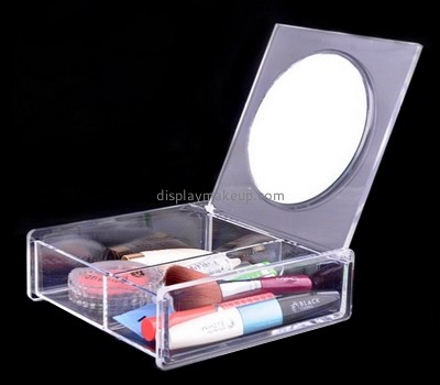 Acrylic display manufacturer customized acrylic organizer box with lid DMO-616