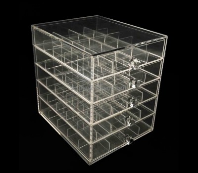 Acrylic products manufacturer customized acrylic drawer organizer box for makeup DMO-619