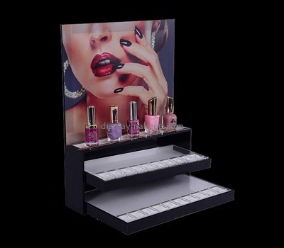 Wholesale acrylic mac makeup display stand acrylic display cosmetic display counter DMD-085