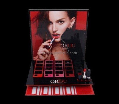 Wholesale acrylic makeup display acrylic cosmetic display stand counter display stand DMD-093