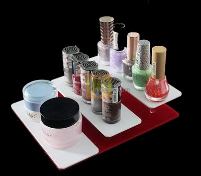 Customized acrylic make up display stand cosmetic display stand counter display DMD-117
