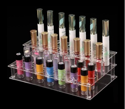 Hot selling acrylic countertop display makeup mac cosmetic display stand cosmetic display counter DMD-120