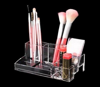 Hot sale acrylic makeup brush display cosmetic organizer make up display DMD-122