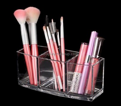 Custom design acrylic makeup brush holder cosmetic display make up store display DMD-123