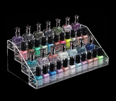 Hot selling acrylic plexiglass stands cosmetic store display nail polish display rack DMD-155